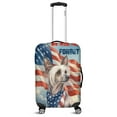 thumbnail image 1 of Patriot Chinese Crested We Will Never Forget Patriotic Remembrance Day Travel Luggage Cover Dog Lover Suitcase Dust Protective Decor - 12014, 1 of 5