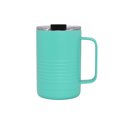 thumbnail image 1 of Patriot Coolers 16oz Stainless Steel Insulated Mug with Handle - Aquamarine, 1 of 4