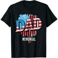 thumbnail image 1 of Patriot Dad American Flag Funny Memorial Day 4th of July T-Shirt, 1 of 3