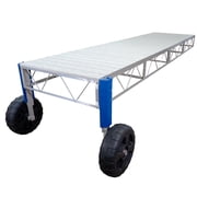 Patriot Docks 16 Straight Roll-in Jack Dock with Gray Aluminum D-01124