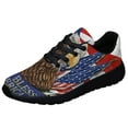 thumbnail image 1 of Patriot Eagle Independence Day God Bless America Shoes Sneakers Black Size 13, 1 of 7