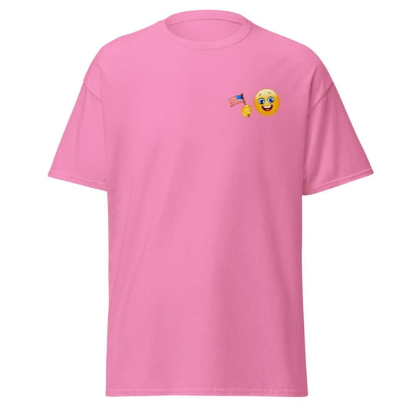 Patriot Emoji Celebrating Unisex classic tee (Azalea, S)