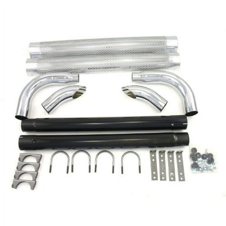 Patriot Exhaust Chrome Side Pipes - 50 Patriot Exhaust Chrome Side Pipes - 50