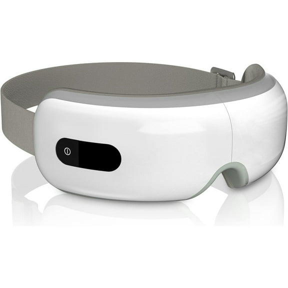 Patriot Eye Spa Electric Heat Massager with Compression and Vibration for Eye and Temple Area, White