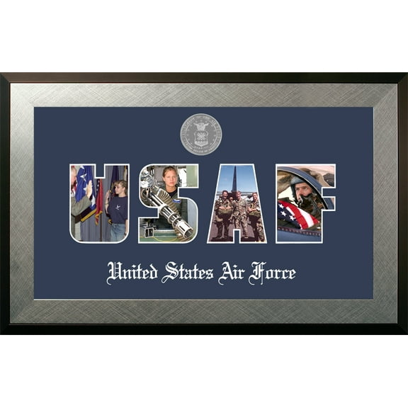 Patriot Frame's Air Force Collage PhotoHonors Frame with Silver Medallion