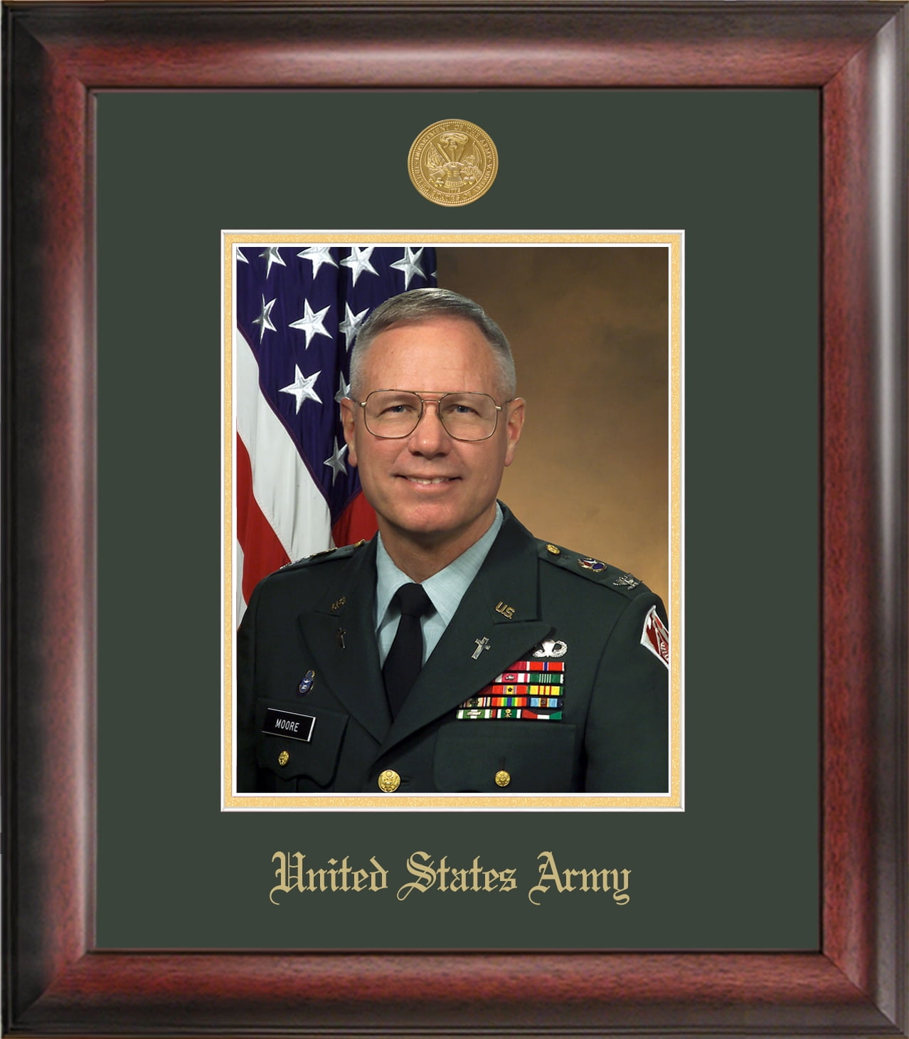 Patriot Frame's Army 8x10 Portrait Frame Gold Seal