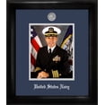 thumbnail image 1 of Patriot Frame's Navy 8x10 Portrait Black Frame Silver Medallion, 1 of 1