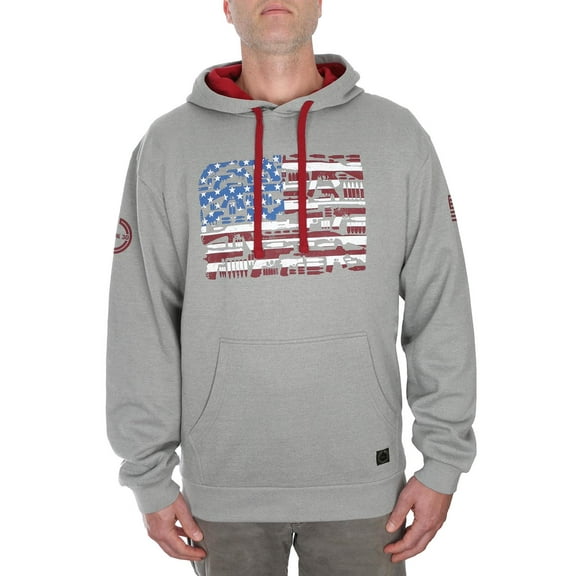 Patriot Hoodie IN CLOUD HEATHER GREY