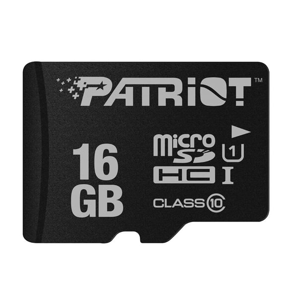 Patriot LX Series 16GB Micro SDHC Class 10 Memory Card - UHS-I U1 - PSF16GMDC10