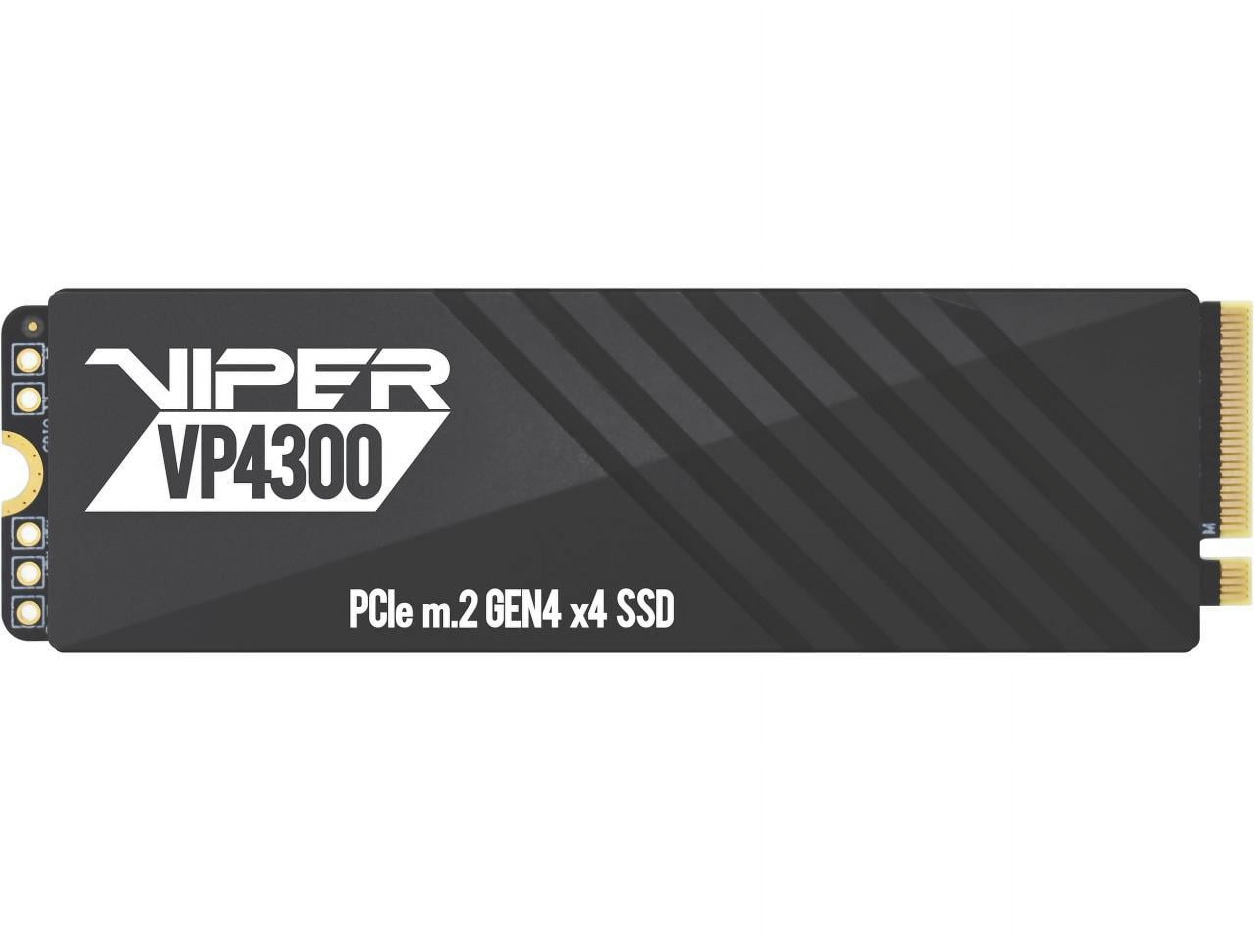 Patriot Viper VP4300 1TB M.2 Gen4 NVMe SSD – DRAM Cache, Heatsink