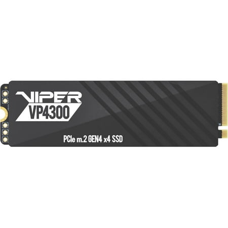 Patriot Viper VP4300 2TB M.2 Gen4 NVMe SSD – DRAM Cache, Heatsink, 7400MB/s, PCIe 4.0 x4 Internal Solid State Drive VP4300-2TBM28H