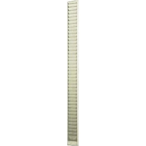 Patriot Model 170 Wall Swipe Card ID Badge Rack for Vertical (Portrait Style) Badges Rack, 40 Pockets-Ivory$$Office