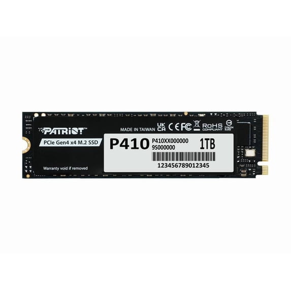 Patriot P410 NVMe PCIe Gen 4.0 x4 M.2 2280 Internal SSD - 1TB