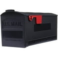 thumbnail image 1 of Patriot Plastic Post Mount Mailbox, Compatibility Code E, GMB505BAM, Black, Medium Capacity, 1 of 1