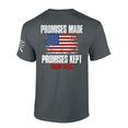 thumbnail image 1 of Patriot Pride American Flag Patriotic Promises Made, Promises Kept, Trump-Vance Mens Short-Sleeve T-Shirt-Charcoal-medium, 1 of 1
