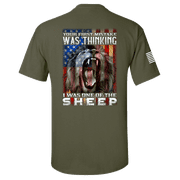 Patriot Pride Collection Your First Mistake Was Thinking I Was One of the Sheep Men's Short Sleeve T-shirt-Military-small