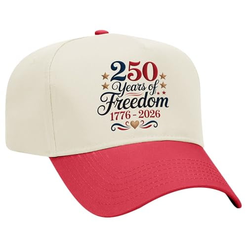Patriot Pride Embroidered Otto Hat 5 Panel Mid Profile – America's 250 ...