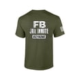 thumbnail image 1 of Patriot Pride FB Jail Funny Censorship Locked Up Mens Short Sleeve T-shirt Graphic Tee-Military-4xl, 1 of 4