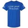 thumbnail image 1 of Patriot Pride Men's 1776-2026 We The People T-Shirt - 250th Anniversary Patriotic Tee America Semiquincentennial-Antique Royal-Small, 1 of 2