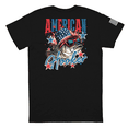 thumbnail image 1 of Patriot Pride Men's American Flag Sleeve Fourth of July Graphic Tees - Short Sleeve Tshirt - Independence Day Apparel, American Hooker-Small, 1 of 1