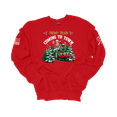 thumbnail image 1 of Patriot Pride Men's Funny Christmas Trump Train Is Coming To Town Crewneck Sweatshirt-Red-X-Large, 1 of 1