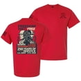 thumbnail image 1 of Patriot Pride Men's Graphic T-Shirt – “Freedom Isn’t Free” 250th Anniversary of US Army Service & Flag Design, Red, Small, 1 of 5