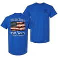 thumbnail image 1 of Patriot Pride Men’s Graphic T-Shirt – We The People 250 Years 1776–2026 American Flag Design -Antique Royal-Medium, 1 of 2