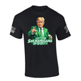 thumbnail image 1 of Patriot Pride Men's St. Patrick's Trump Let The Shenanigans Begin Short Sleeve T-Shirt-Black-Small, 1 of 1