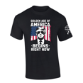 thumbnail image 1 of Patriot Pride Mens Donald Trump With Shades Golden Age Of America Begins Right Now Short Sleeve T-Shirt-Black-4xl, 1 of 1