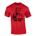 thumbnail image 1 of Patriot Pride Mens Funny Trump Pointing Making America Great Again MAGA Short Sleeve Tshirt-Red-X-Large, 1 of 1
