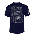 thumbnail image 1 of Patriot Pride Mens Graphic T-Shirt - Freedom Isn't Free American Flag, Bald Eagle-Navy-xxxl, 1 of 1