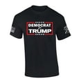 thumbnail image 1 of Patriot Pride Mens Trump Tshirt Democrat For Trump Short Sleeve T-shirt-Black-large, 1 of 1