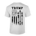thumbnail image 1 of Patriot Pride Peace Through Strength American Flag F-47 Fighter Jet Mens Short-Sleeve T-Shirt-White-xl, 1 of 1