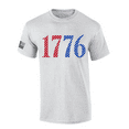 thumbnail image 1 of Patriot Pride Reckless Patriot Men's 4th of July Graphic T-Shirt - 1776 Red, Blue, & White Stars Design-Ash-xxl, 1 of 1