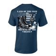 thumbnail image 1 of Patriot Pride Reckless Patriot Men's 4th of July Graphic T-Shirt - Land of The Free Because of The Brave Design-Heather Navy-xl, 1 of 1