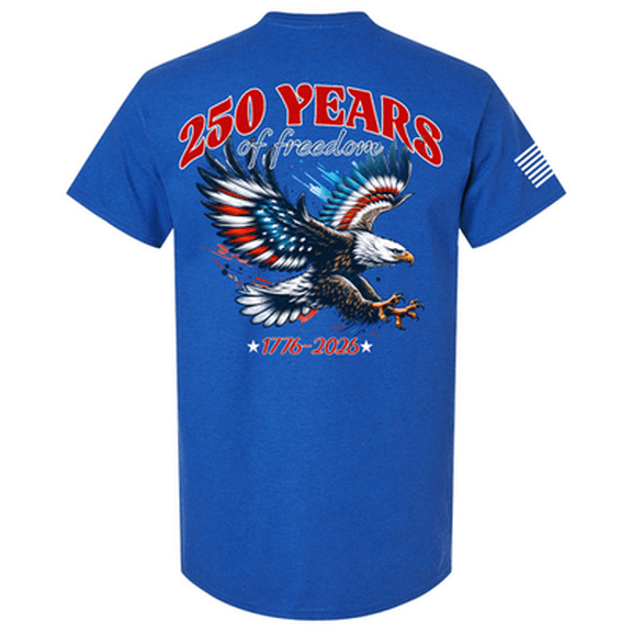 Patriot Pride Reckless Patriot Men's Graphic T-Shirt - America's 250 Years of