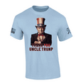 thumbnail image 1 of Patriot Pride Thank You Uncle Trump American Flag Sleeve T-shirt-Light Blue-4xl, 1 of 1