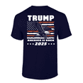 thumbnail image 1 of Patriot Pride Trump Eagle Distressed American Flag America Is Back 2025 Short-Sleeve T-Shirt-Navy-small, 1 of 1