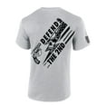 thumbnail image 1 of Patriot Pride Tshirt Mens Patriotic American Flag Defend The Second Skull Short Sleeve T-shirt Graphic Tee -Sports Grey-4xl, 1 of 4