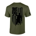 thumbnail image 1 of Patriot Pride Tshirt Mens Patriotic American Flag Wolverines Time To Rise 1984 Short Sleeve T-shirt Graphic Tee -Military-6xl, 1 of 4