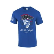 Patriot Pride We The People Pirate Skull Men's Short Sleeve T-shirt Graphic Tee-Antique Royal-small