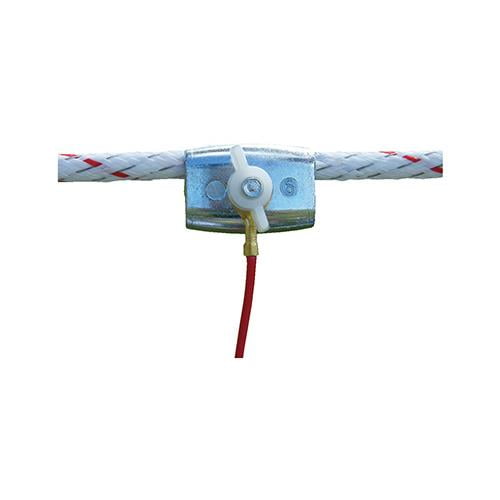 Tru Test 814709 Electric Fence Rope/Braid-to-Energizer Connector