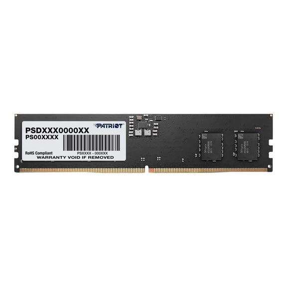 Patriot Signature DDR5 RAM 16GB (1X16GB) 4800MT/s CL40 1.1v UDIMM Desktop Memory Module - PSD516G480081