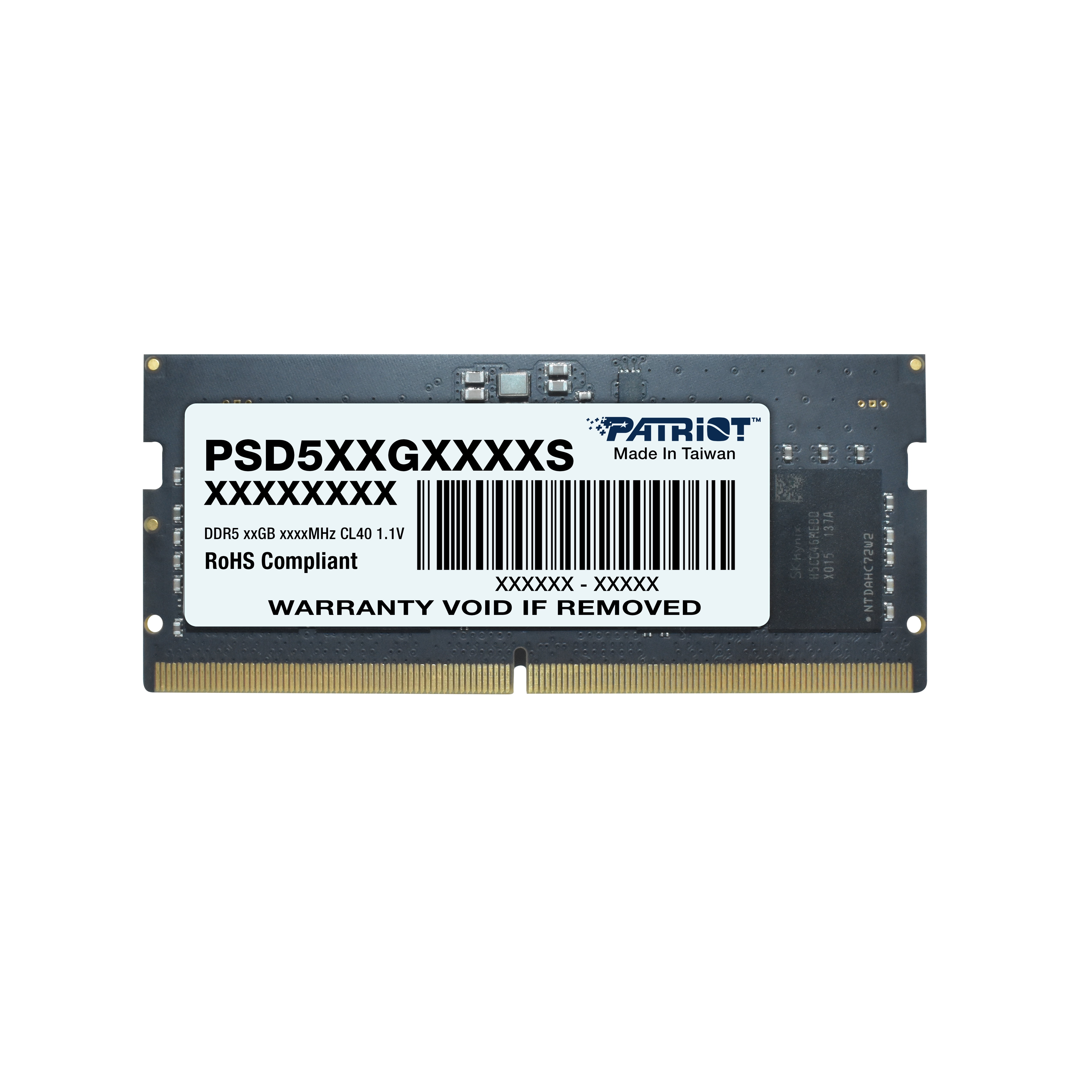 Patriot Signature DDR5 RAM 32GB (1X32GB) 5600MT/s CL46 1.1v SODIMM ...