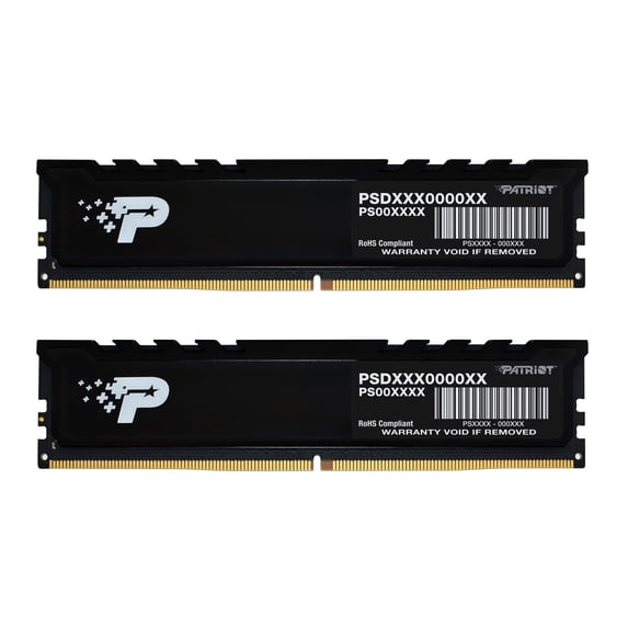 Patriot Signature Premium DDR4 RAM 16GB (2X8GB) 2666MHz CL19 1.2v UDIMM W/HS Desktop Memory Kit - PSP416G2666KH1
