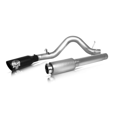 Patriot Skull Cat-Back Single Exhaust System, Stainless Fits select: 2017-2020 FORD F150 RAPTOR