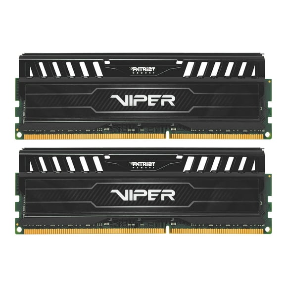 Patriot Viper 3 DDR3 RAM 16GB (2X8GB) 1600MHz CL9 1.5v UDIMM Desktop Gaming Memory Kit Compatible with XMP - PV316G160C9K