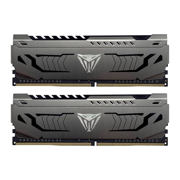 Patriot Viper Steel DDR4 RAM 32GB (2X16GB) 3600MHz CL18 1.35v UDIMM Desktop Gaming Memory Kit Compatible with XMP - PVS432G360C8K