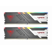 Patriot Viper Venom RGB 32GB 2 x 16GB 288-Pin PC RAM DDR5 6000 PC5 48000 Desktop Memory Model PVVR532G600C36K Compatible with AMD / Intel Gen14 Only