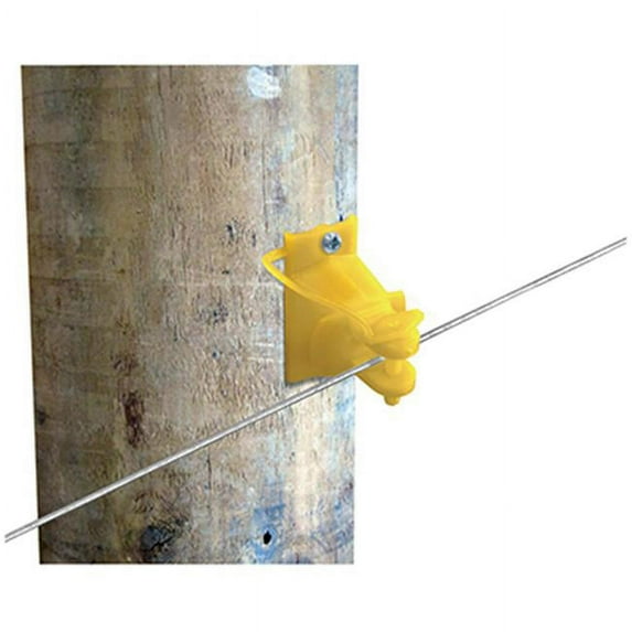 Tru Test 820034 Electric Fence Insulator, Wood-Post Pinlock, 25-Pk.